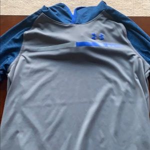 Dry fit think full over with a hood youth xl